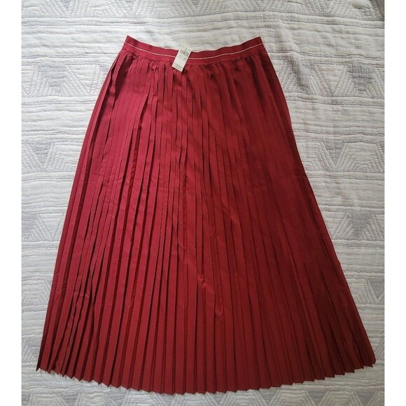 Aerie midi pleated Skirt Size L nwt - Picture 3 of 3